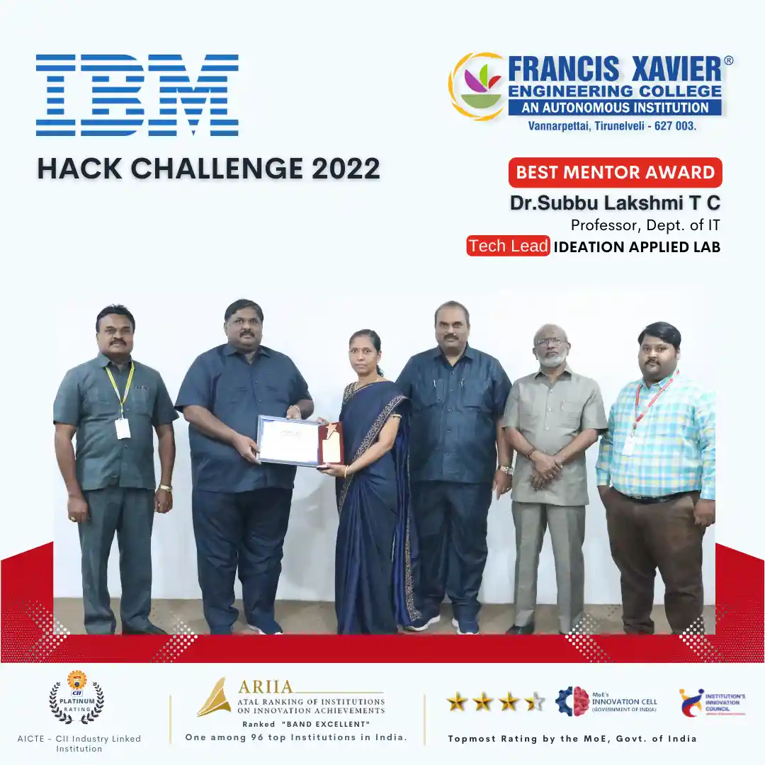 IBM Hack Challenge 2022 News & Events Francis Xavier Engineering